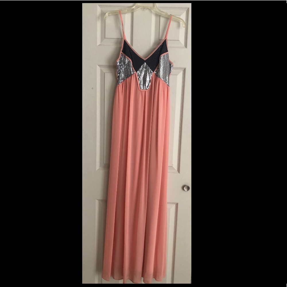 Coral Wedding Party Dress